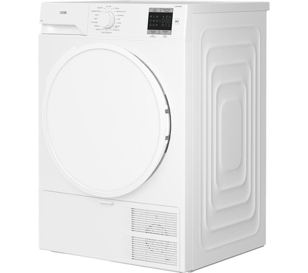 LOGIK LHP10W25R 10 kg Heat Pump Tumble Dryer - White image number 3 of 6