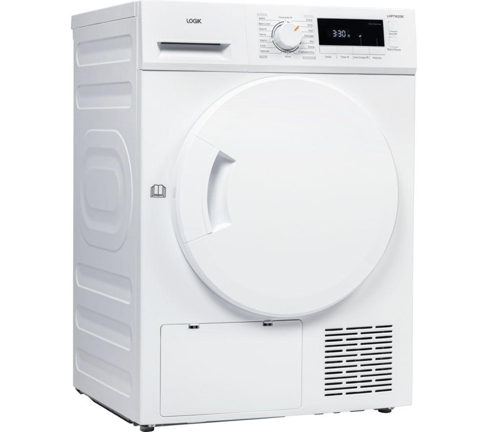 LOGIK LHP7W25R 7 kg Heat Pump Tumble Dryer - White image number 3 of 9