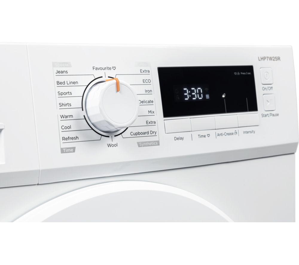 LOGIK LHP7W25R 7 kg Heat Pump Tumble Dryer - White image number 9 of 9