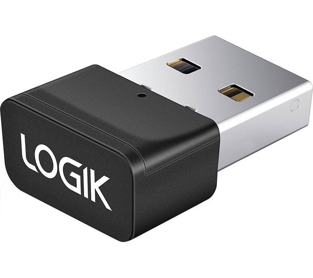 LOGIK LDONGLE26 USB-C Bluetooth 5.3 Dongle - Black
