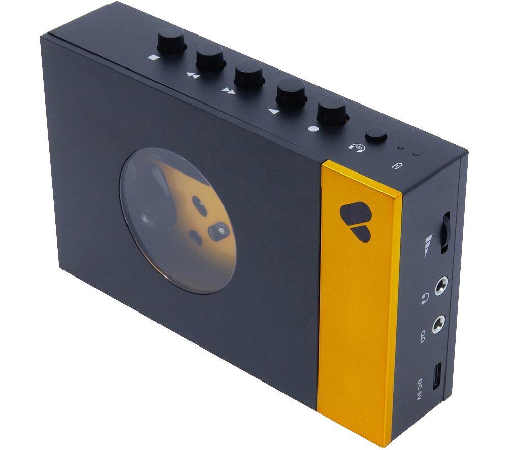 WE ARE REWIND Amy Personal Cassette Player - Black & Yellow image number 3 of 4