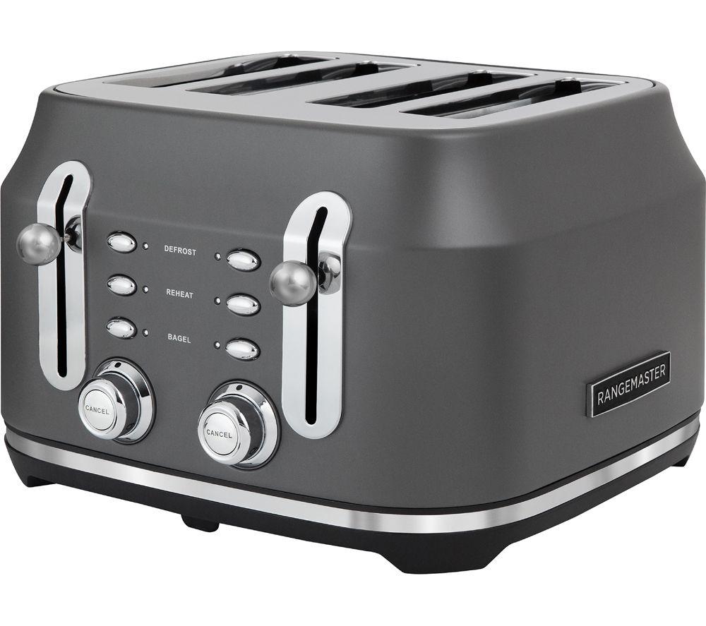 RANGEMASTER Classic Collection RMCL4S304GY 4-Slice Toaster - Grey image number 2 of 3