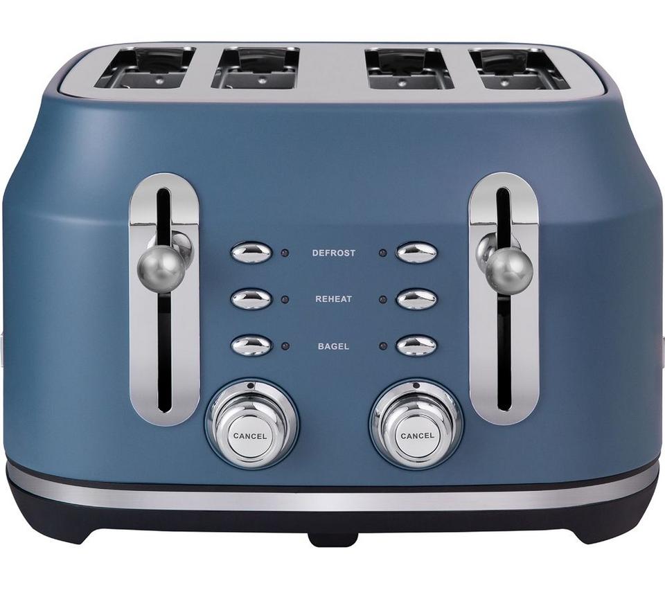 RANGEMASTER Classic Collection RMCL4S304SB 4-Slice Toaster - Stone Blue