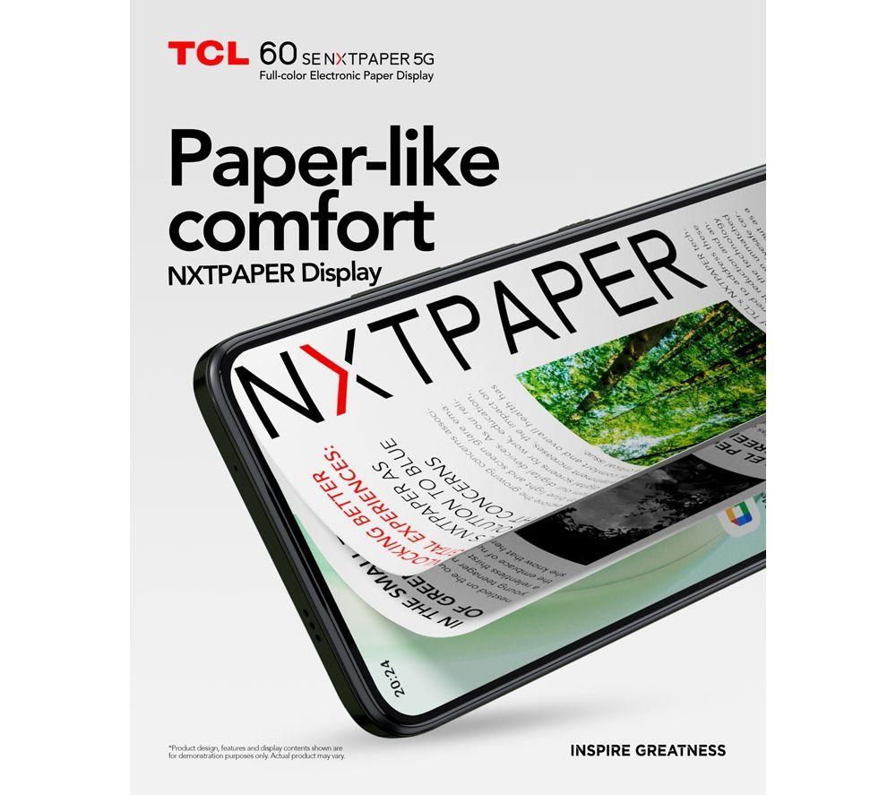 TCL 60 SE NXTPAPER 5G - 256 GB, Space Grey image number 5 of 8