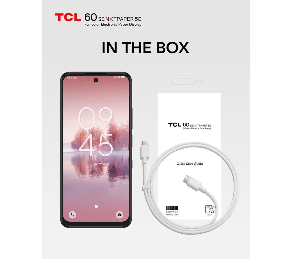 TCL 60 SE NXTPAPER 5G - 256 GB, Space Grey image number 8 of 8