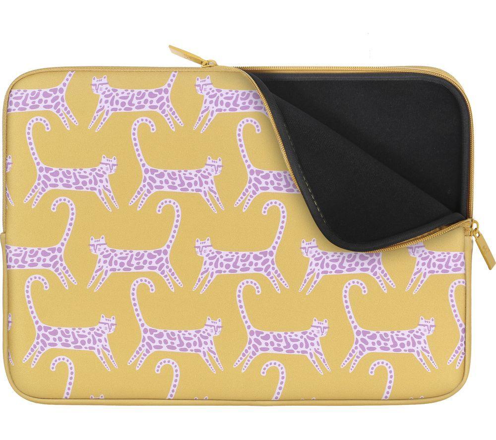 GOJI G14SLBUN26 14" Laptop Sleeve & Mouse Mat - Yellow image number 6 of 7