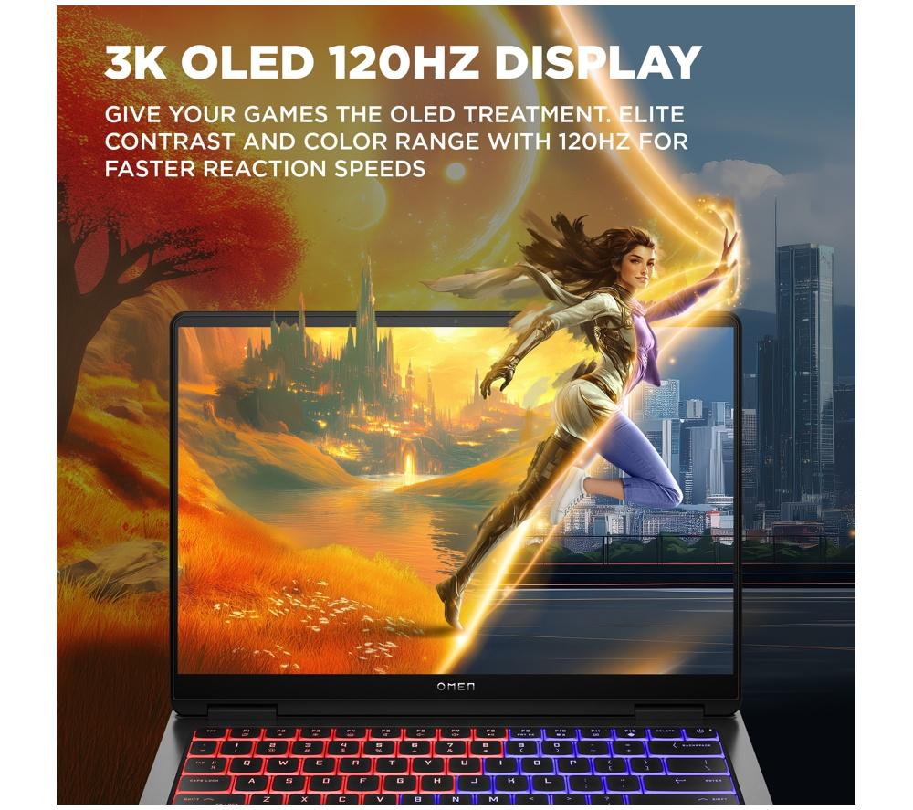 HP OMEN Transcend 14-fb1509na 14" Gaming Laptop - Intel&reg; Core&trade; Ultra 9, RTX 5070, 1 TB SSD image number 5 of 22