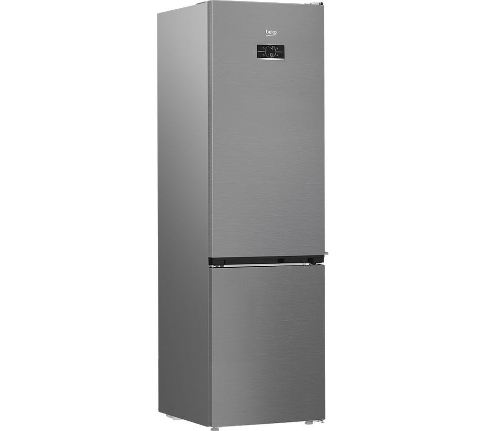 BEKO HarvestFresh CNA6603VPX 60/40 Fridge Freezer – Brushed Steel, Brushed Steel