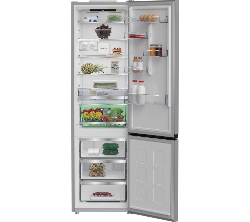 BEKO Pro HarvestFresh CNA6603VPX 60/40 Fridge Freezer - Brushed Steel image number 2 of 9