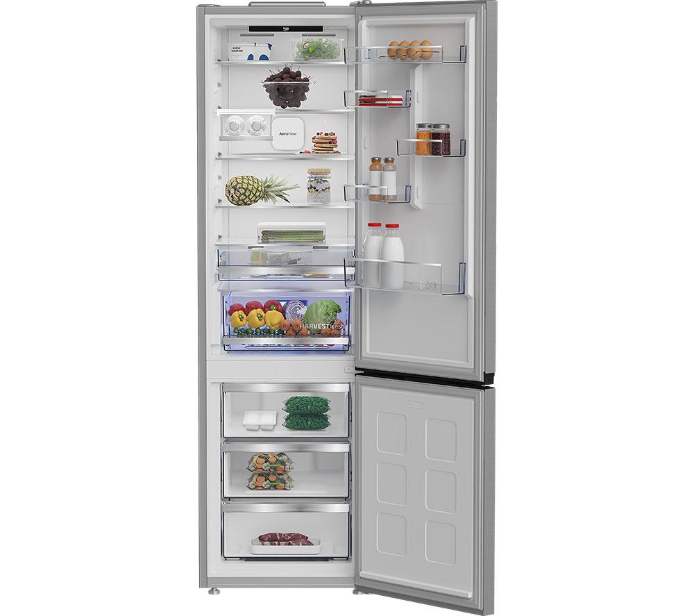 BEKO Pro HarvestFresh CNA6603VPX 60/40 Fridge Freezer - Brushed Steel image number 3 of 9