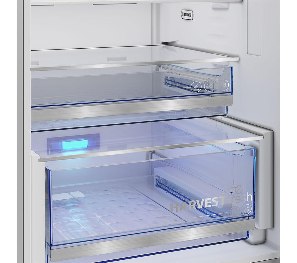 BEKO Pro HarvestFresh CNA6603VPX 60/40 Fridge Freezer - Brushed Steel image number 5 of 9