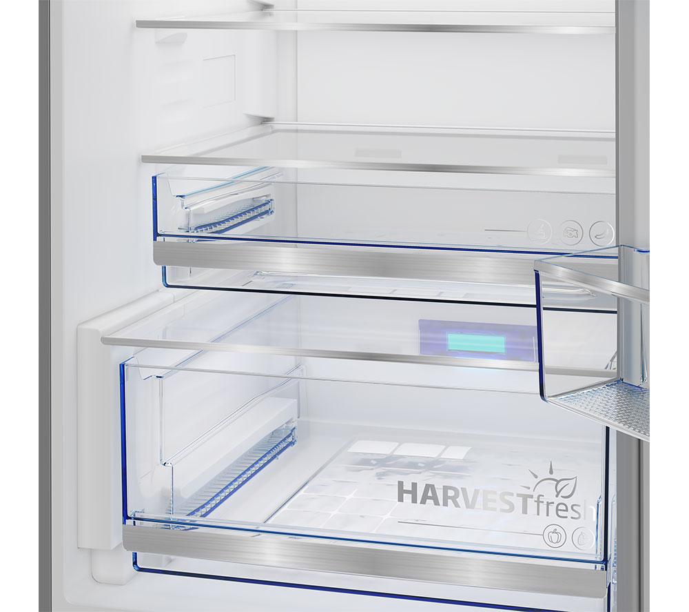 BEKO Pro HarvestFresh CNA6603VPX 60/40 Fridge Freezer - Brushed Steel image number 6 of 9