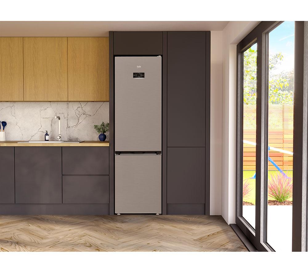 BEKO Pro HarvestFresh CNA6603VPX 60/40 Fridge Freezer - Brushed Steel image number 8 of 9