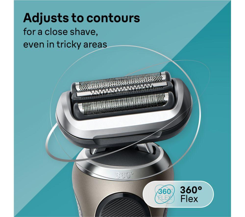 BRAUN Series 7 72-C7650CC Wet & Dry Foil Shaver & 4-in-1 SmartCare Centre - Gold image number 2 of 14