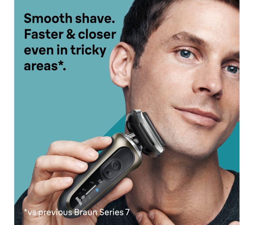 BRAUN Series 7 72-C7650CC Wet & Dry Foil Shaver & 4-in-1 SmartCare Centre - Gold image number 5 of 14