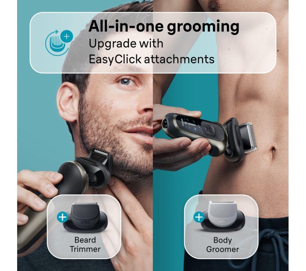 BRAUN Series 7 72-C7650CC Wet & Dry Foil Shaver & 4-in-1 SmartCare Centre - Gold image number 8 of 14