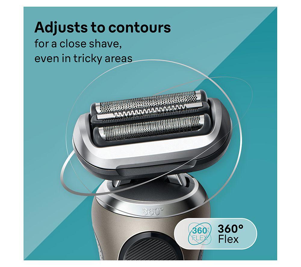BRAUN Series 7 72-C7650CC Wet & Dry Foil Shaver & 4-in-1 SmartCare Centre - Gold image number 12 of 14