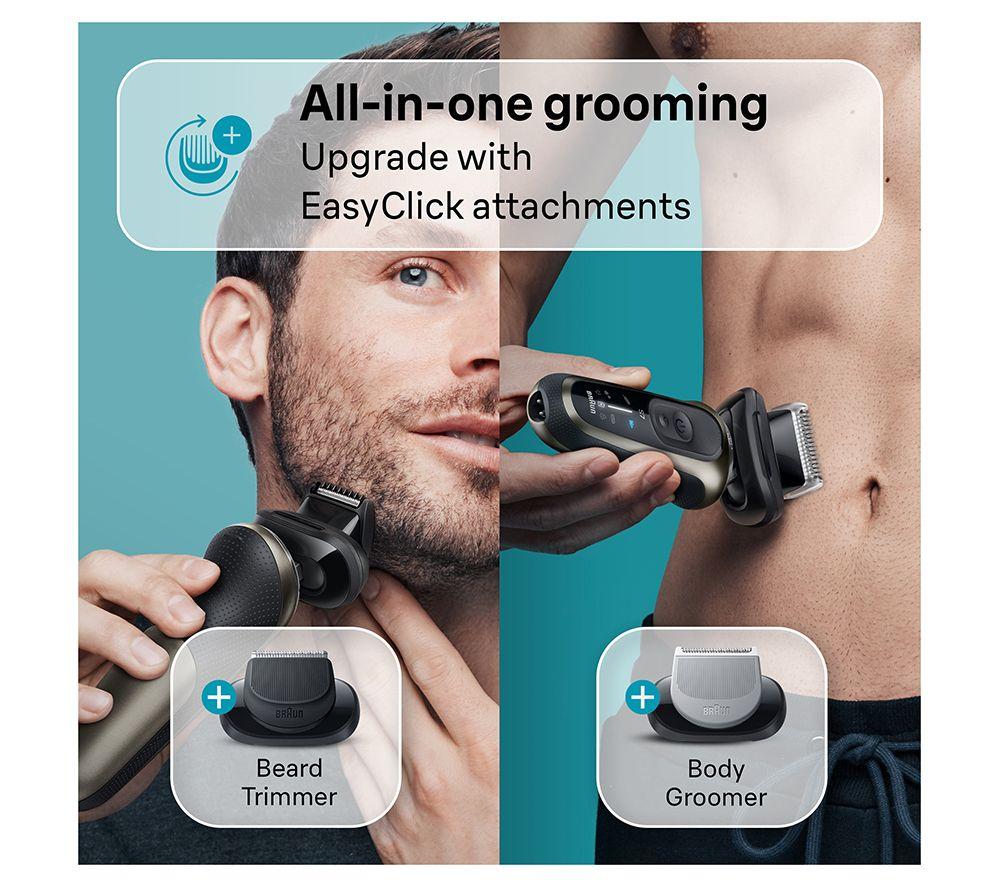 BRAUN Series 7 72-C7650CC Wet & Dry Foil Shaver & 4-in-1 SmartCare Centre - Gold image number 14 of 14