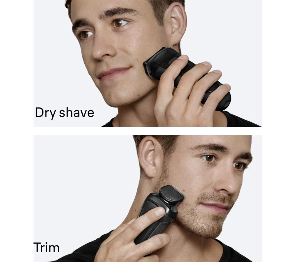 BRAUN Series 3+ 3000BT Electric Foil Shaver - Grey image number 4 of 6