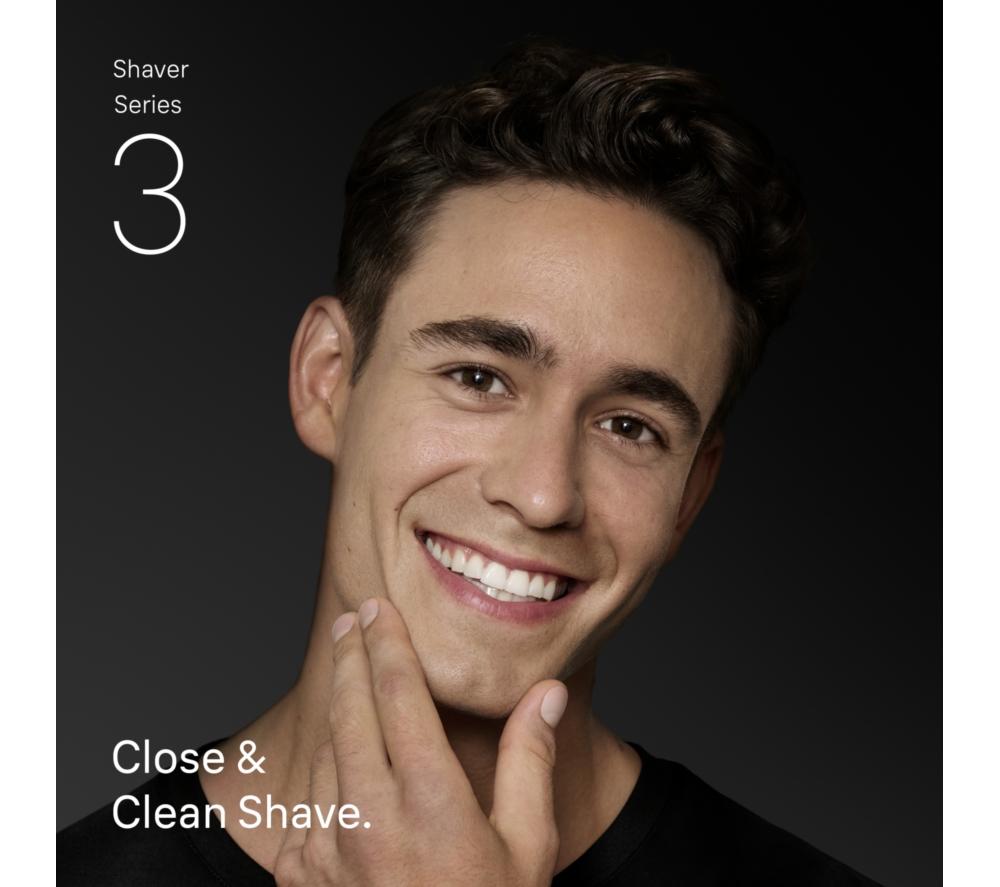 BRAUN Series 3 300S Wet & Dry Foil Shaver - Black image number 2 of 5