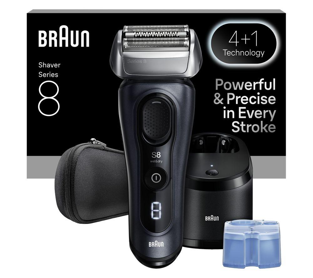 BRAUN Series 8 BRA8663CC Wet & Dry Foil Shaver - Grey