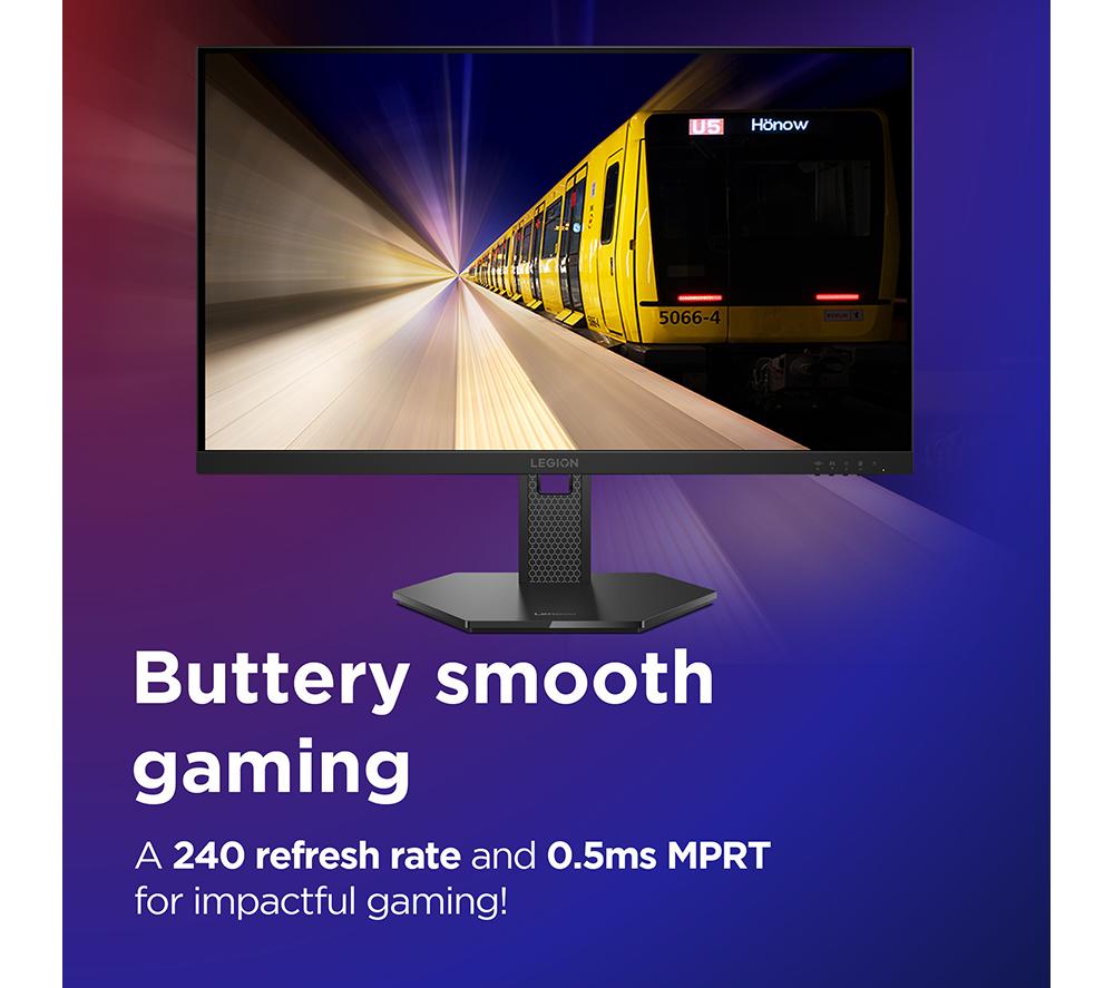 LENOVO Legion 27q-10 Quad HD 27" IPS LCD Gaming Monitor - Black image number 3 of 5