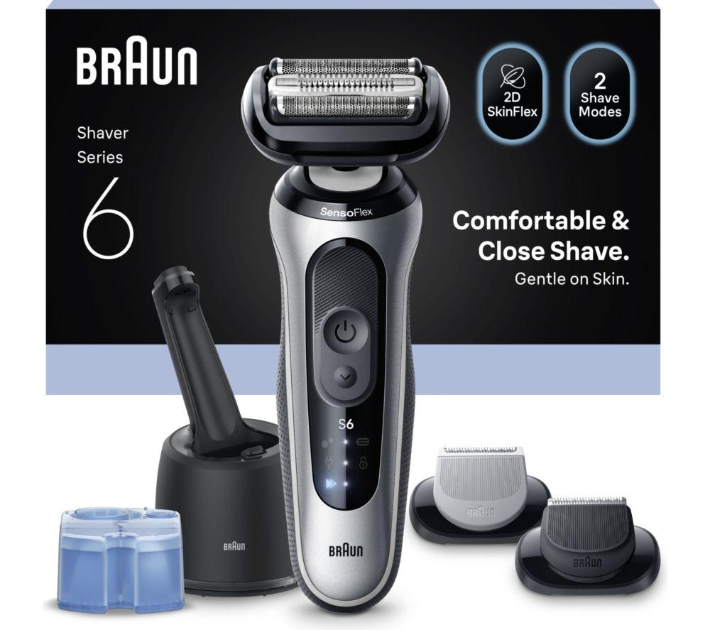 BRAUN Series 6 BRA62-S7650CC Wet & Dry Shaver - Silver