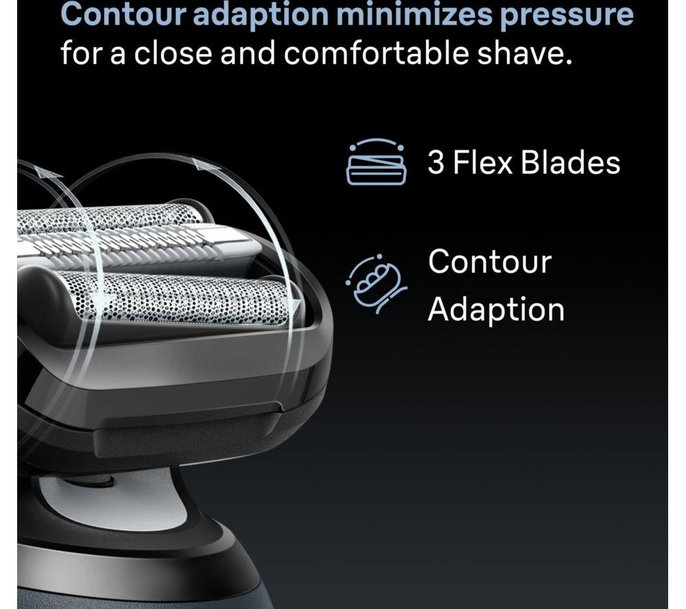 BRAUN Series 6 62-S7650cc Wet & Dry Shaver & SmartCare Centre - Silver image number 7 of 11