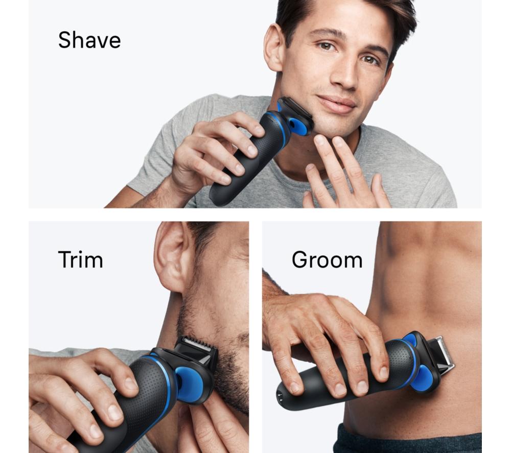 BRAUN Series 5 52-B1650s Electric Shaver - Blue image number 5 of 6