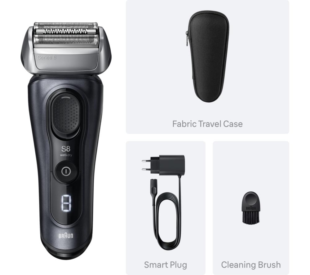 BRAUN Series 8 8603s Electric Shaver - Grey image number 6 of 6