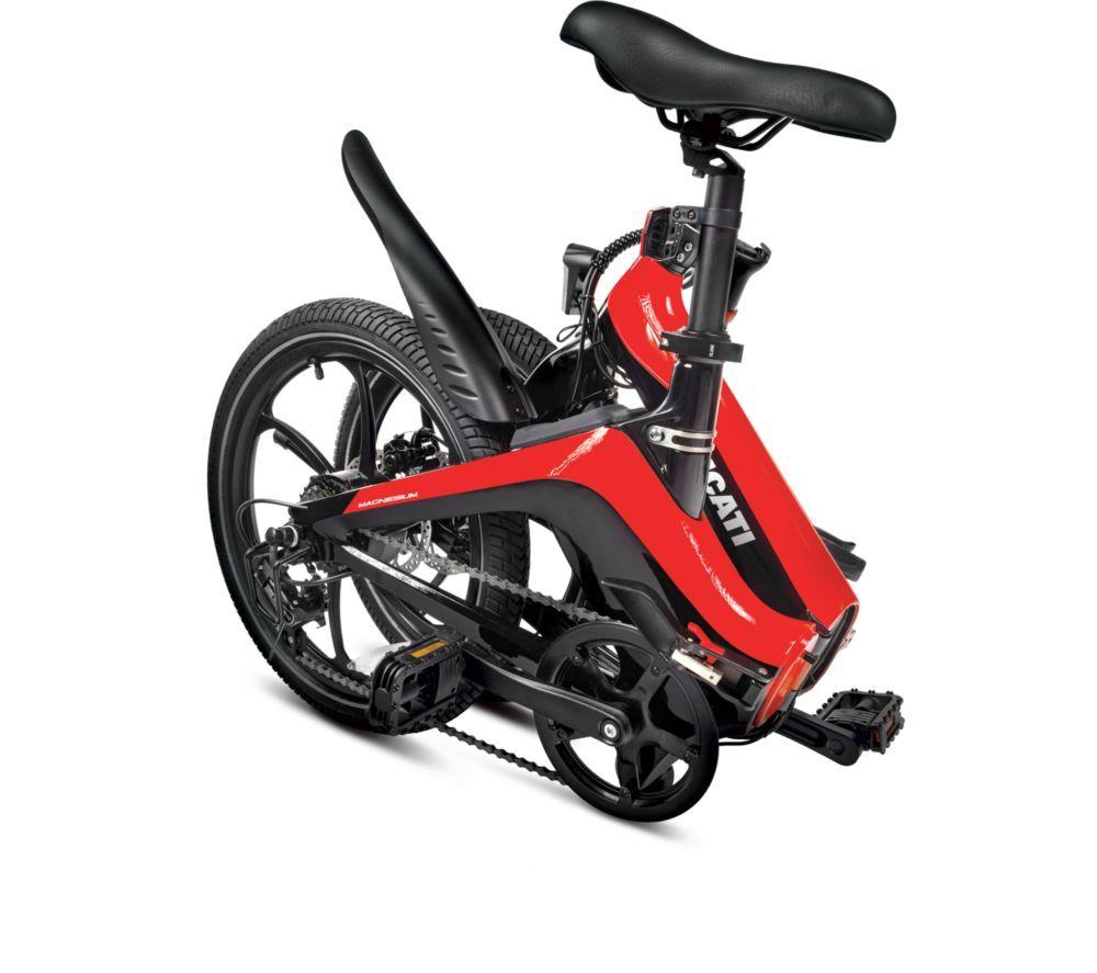 DUCATI MG20 Electric Folding Bike - Black & Red image number 6 of 6