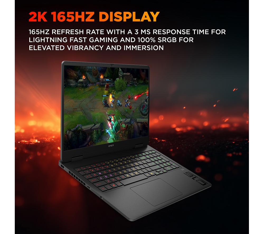 HP OMEN Slim 16-an0500na 16" Gaming Laptop - Intel&reg; Core&trade; Ultra 5, RTX 5050, 1 TB SSD image number 5 of 24