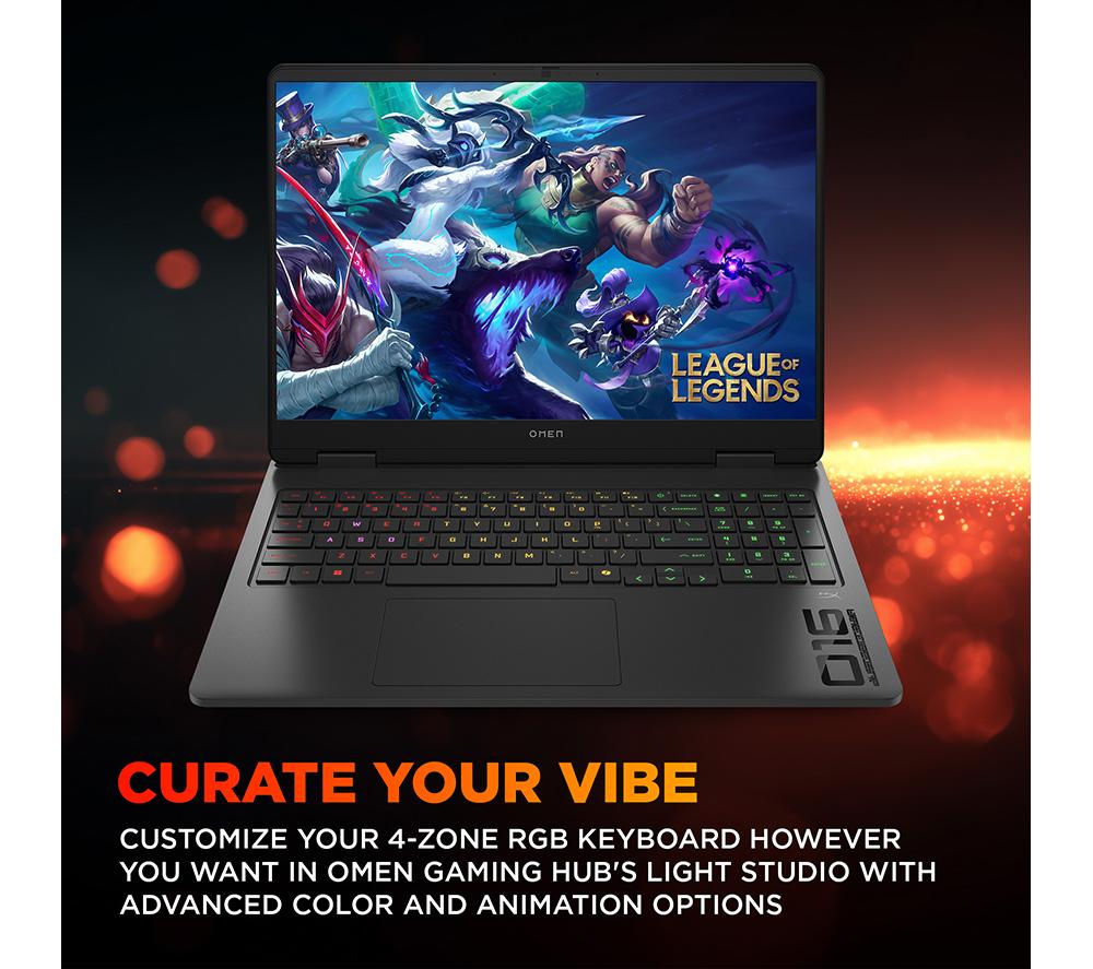 HP OMEN Slim 16-an0500na 16" Gaming Laptop - Intel&reg; Core&trade; Ultra 5, RTX 5050, 1 TB SSD image number 6 of 24