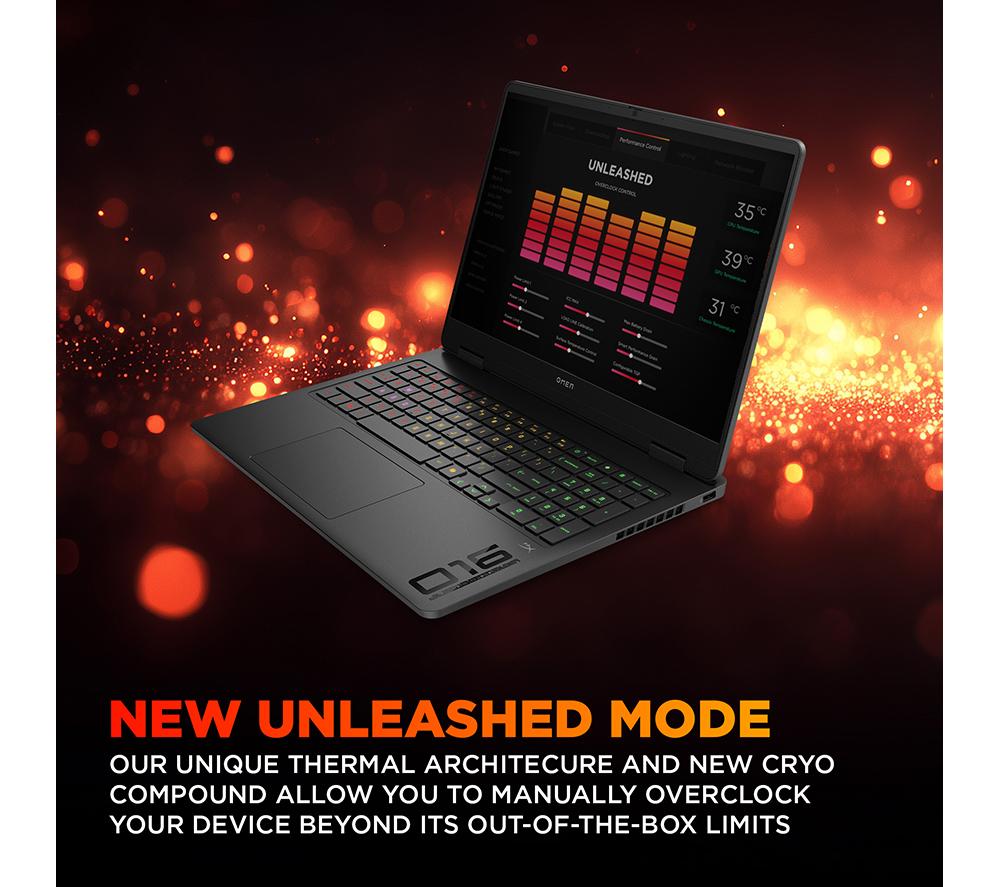 HP OMEN Slim 16-an0500na 16" Gaming Laptop - Intel&reg; Core&trade; Ultra 5, RTX 5050, 1 TB SSD image number 7 of 24