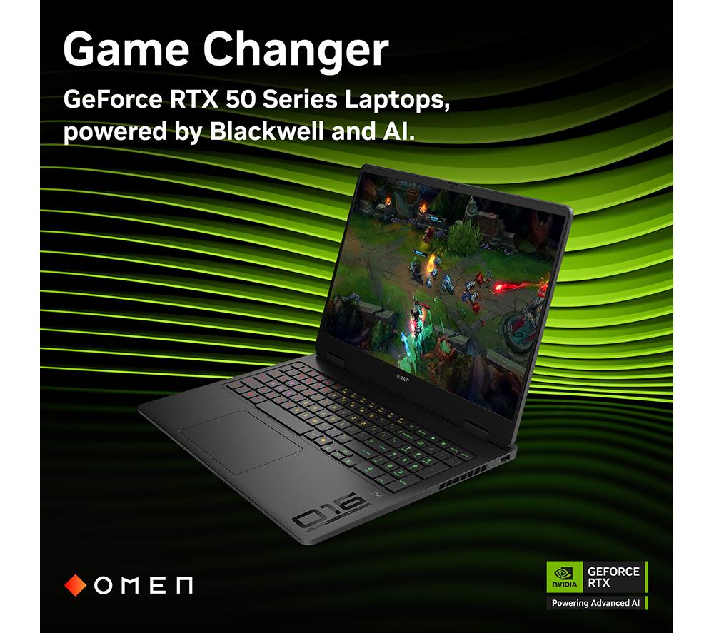 HP OMEN Slim 16-an0500na 16" Gaming Laptop - Intel&reg; Core&trade; Ultra 5, RTX 5050, 1 TB SSD image number 9 of 24