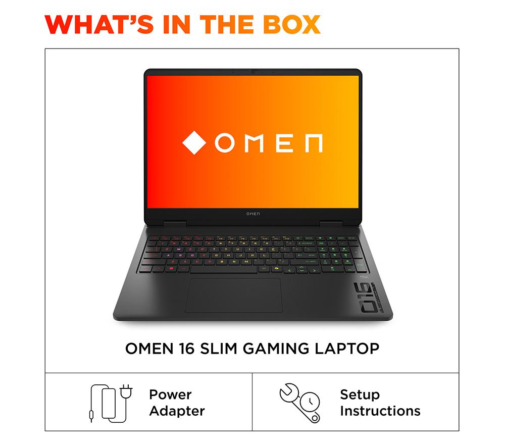 HP OMEN Slim 16-an0500na 16" Gaming Laptop - Intel&reg; Core&trade; Ultra 5, RTX 5050, 1 TB SSD image number 13 of 24