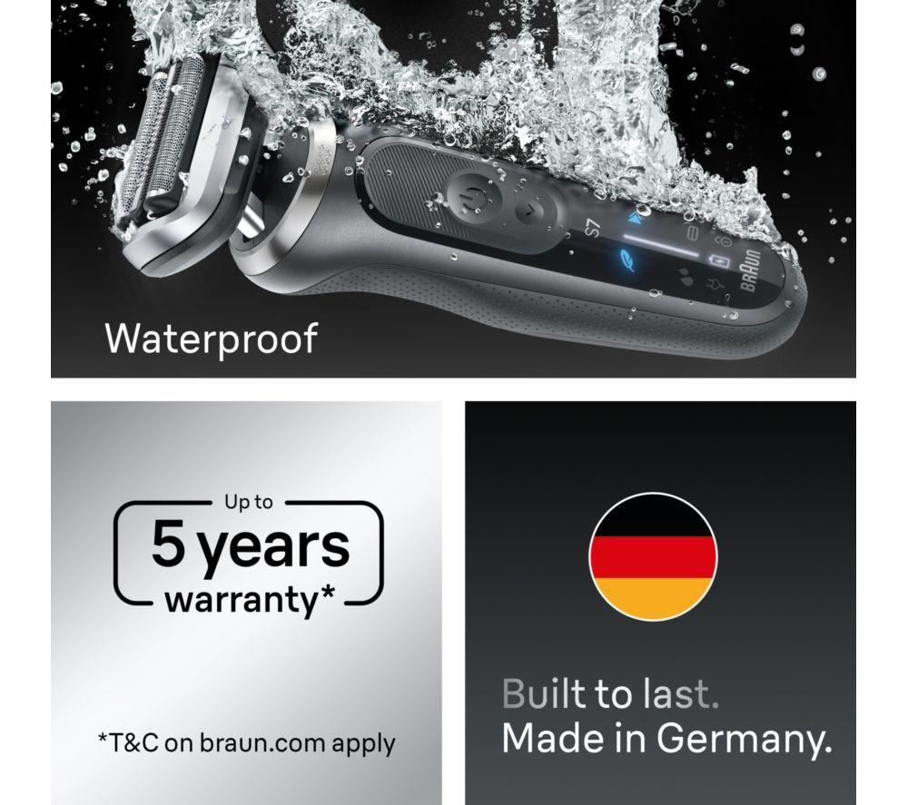 BRAUN Series 7 72-G1200S Wet & Dry Foil Shaver - Grey image number 2 of 6
