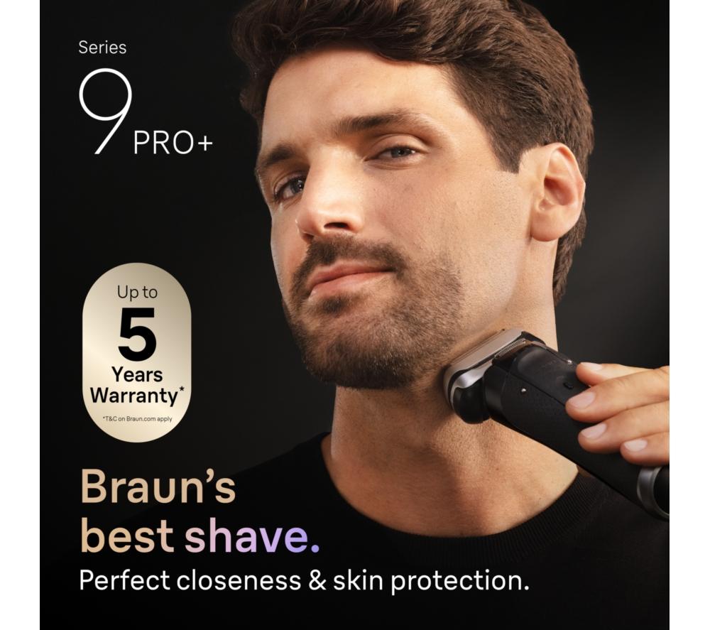 BRAUN Series 9 Pro+ 9670cc Wet & Dry Electric Shaver - Black image number 2 of 8
