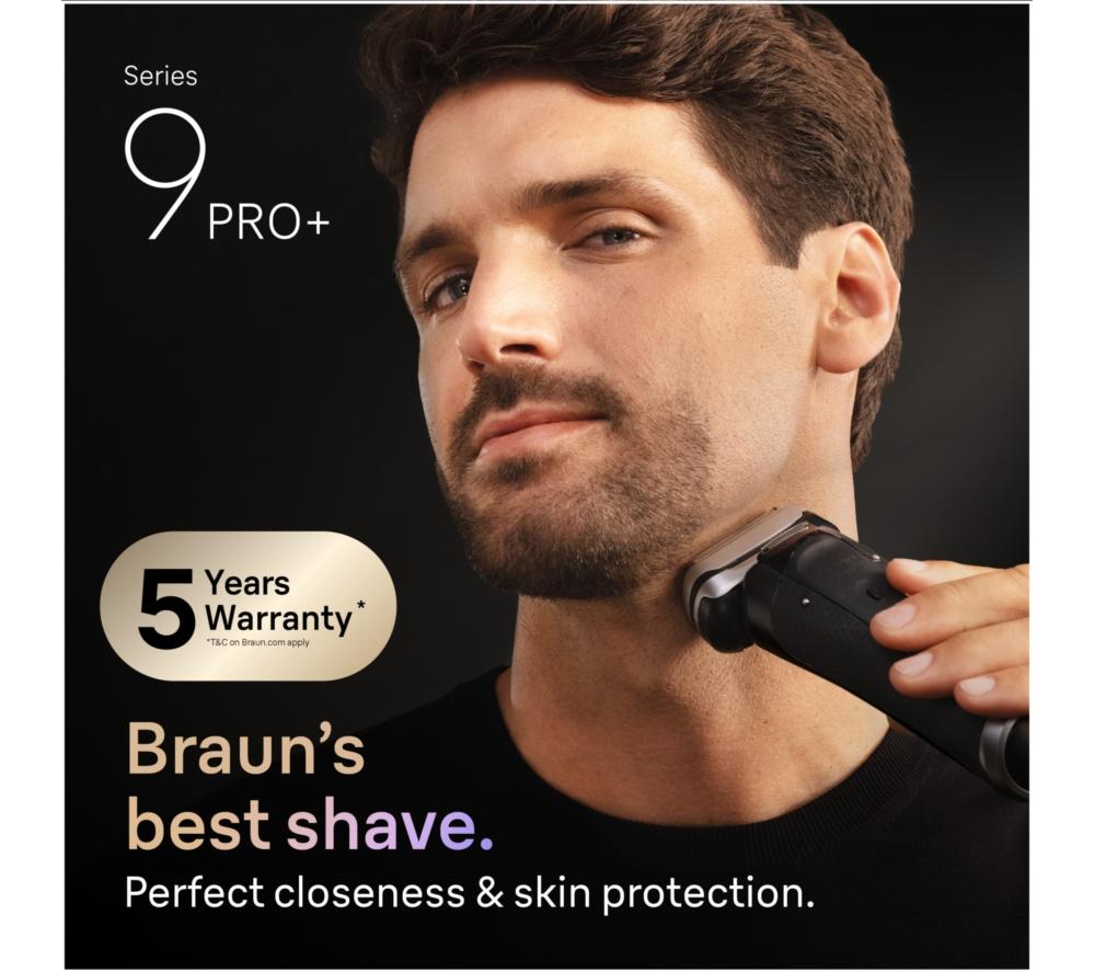 BRAUN Series 9 Pro+ 9610s Wet & Dry Electric Shaver - Black image number 2 of 8