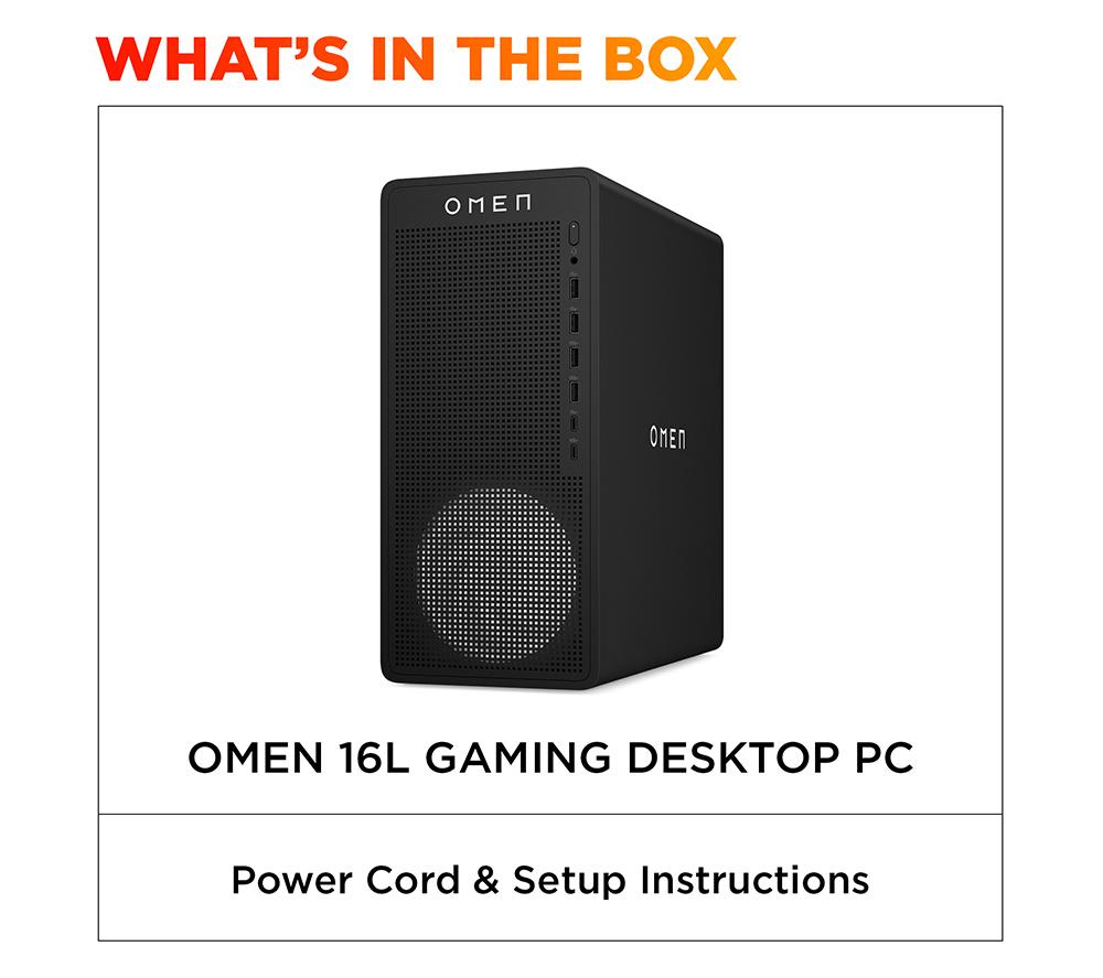 HP OMEN 16L Gaming PC - AMD Ryzen 5, RTX 3050, 1 TB SSD image number 11 of 16