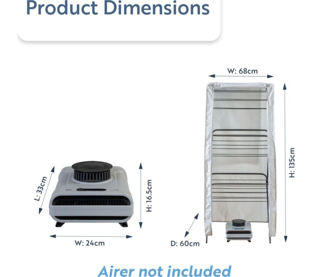 MINKY SureDri Heat Pod System - Grey & Black image number 2 of 12