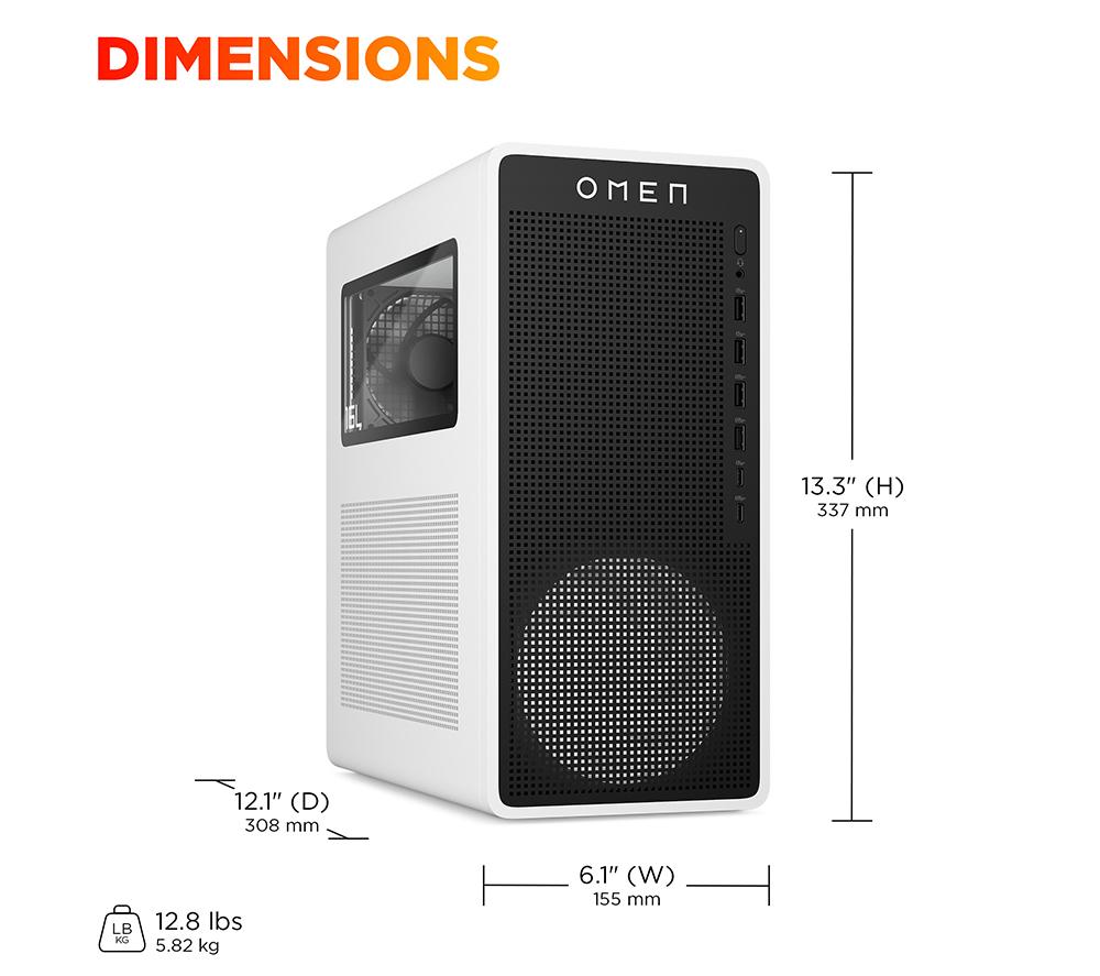HP OMEN 16L Gaming PC - Intel&reg; Core&trade; Ultra 5, RTX 5060 Ti, 1 TB SSD image number 10 of 26