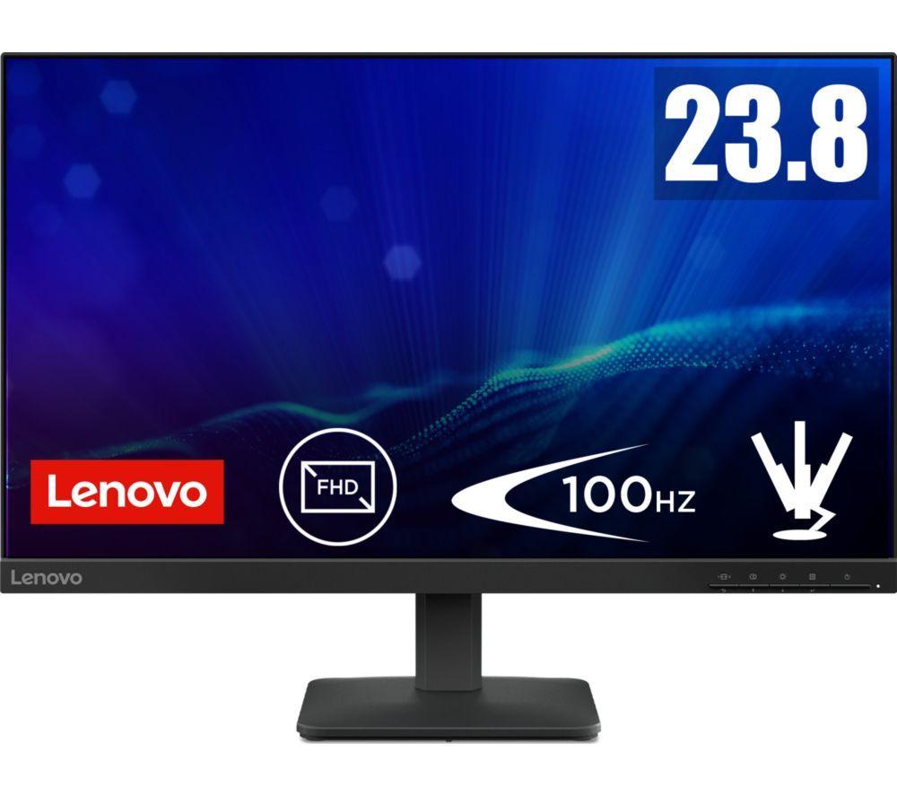 LENOVO L24-4e Full HD 23.8" IPS Monitor - Raven Black