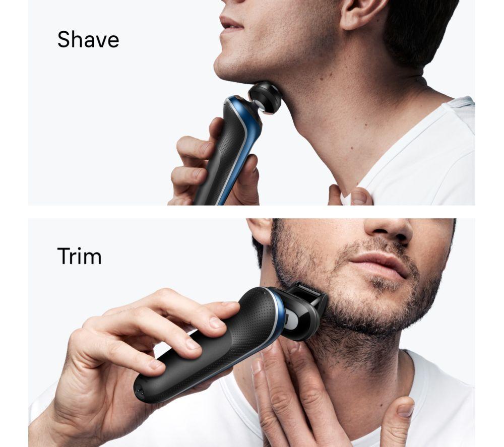 BRAUN Series 6 62-B1200s Electric Wet & Dry Foil Shaver - Blue image number 2 of 6