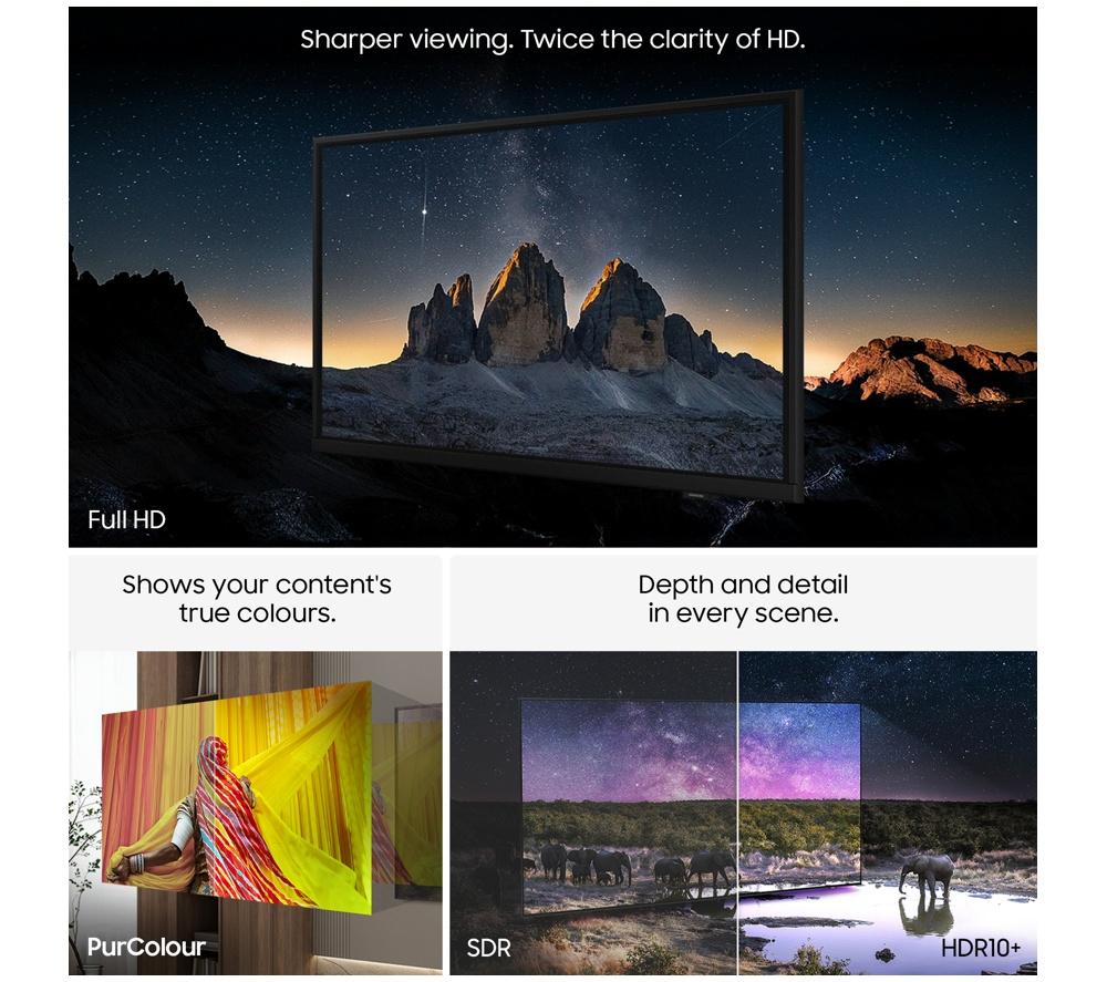 SAMSUNG UE24F6000FKXXU 24" Smart Full HD HDR LED TV image number 3 of 11