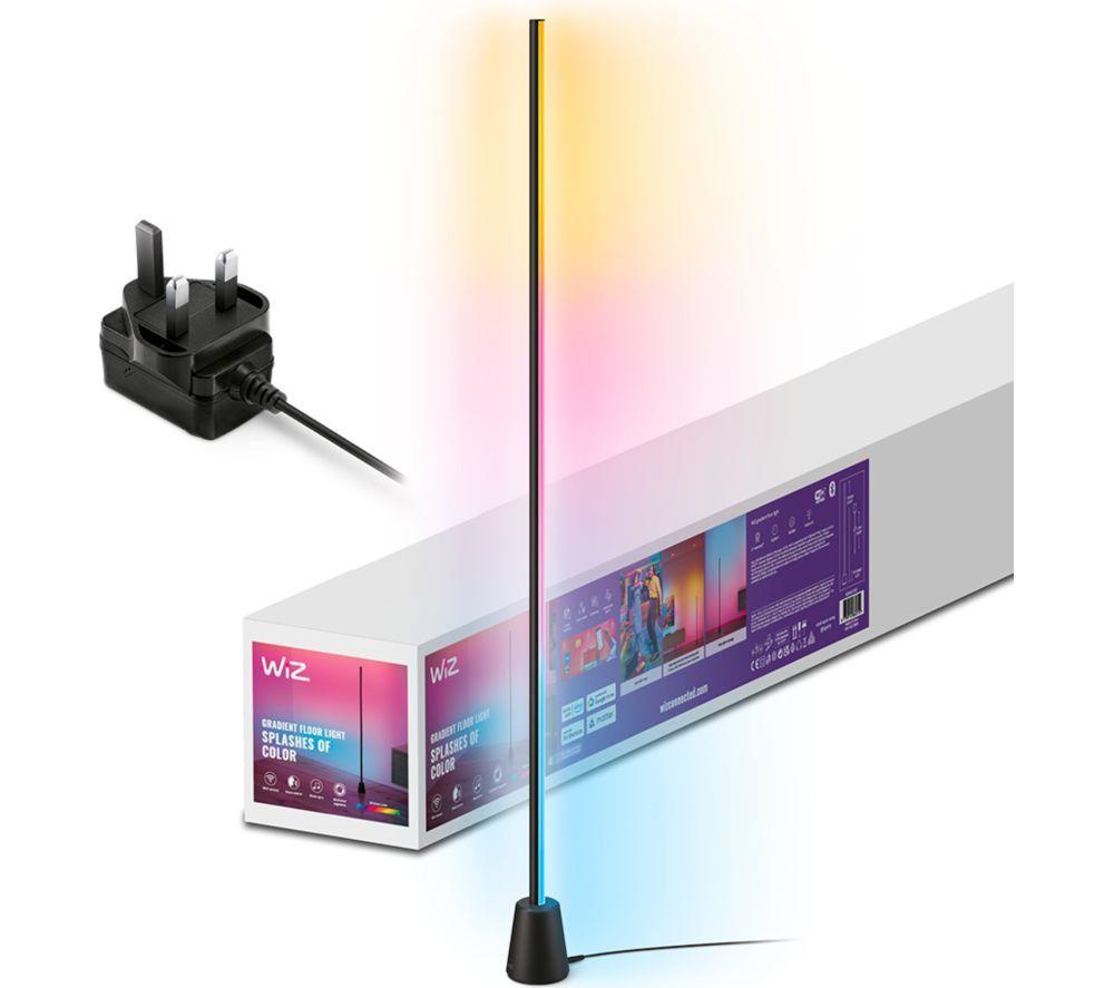 WIZ Smart RGBIC Gradient LED Floor Lamp - Black image number 2 of 3