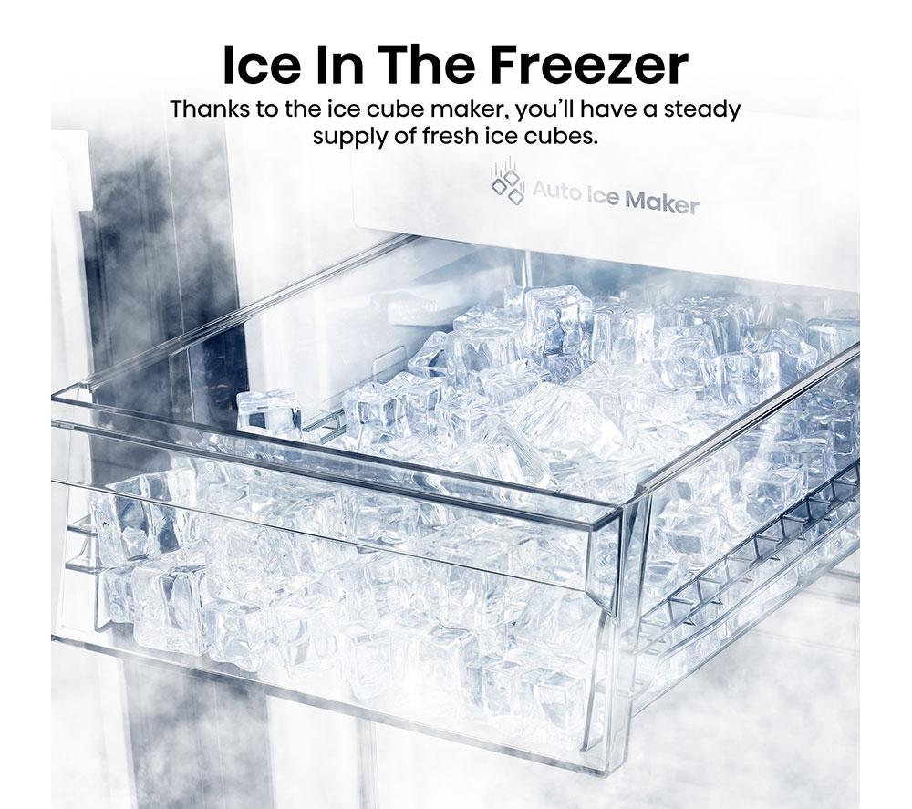 HISENSE PureFlat Slim RQ5P470SYFD Fridge Freezer - Black image number 8 of 13