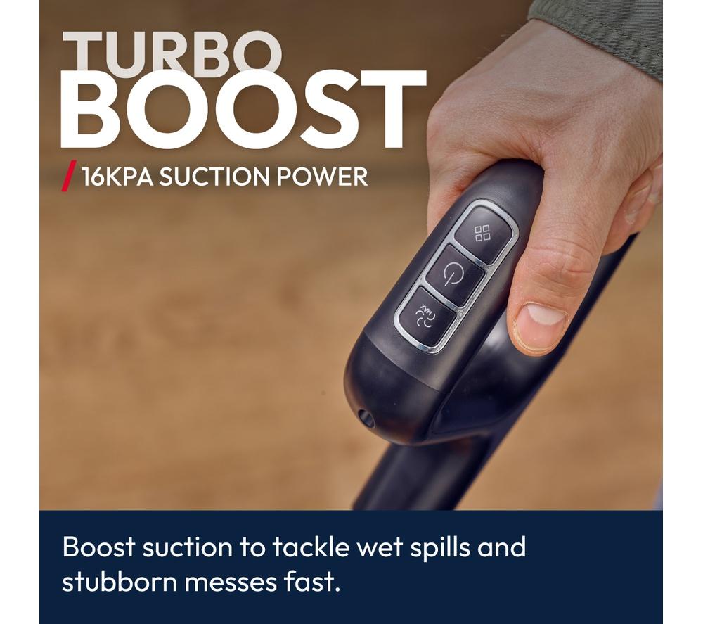 HOOVER HW3 Turbo Clean Upright 2-in-1 Wet & Dry Hard Floor Cleaner - Black & Silver image number 4 of 12