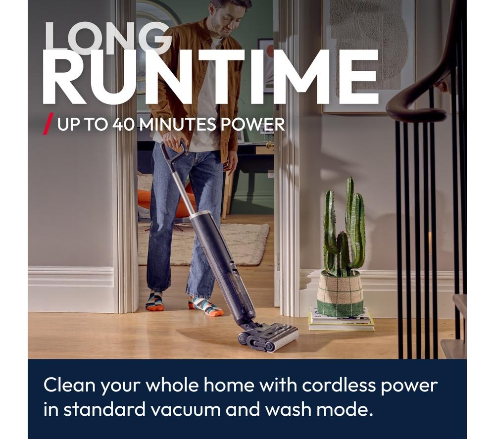 HOOVER HW3 Turbo Clean Upright 2-in-1 Wet & Dry Hard Floor Cleaner - Black & Silver image number 5 of 12