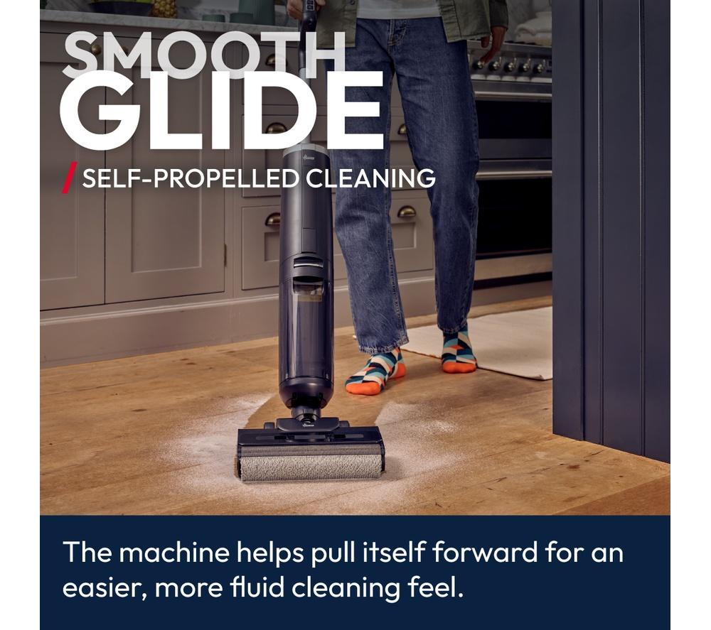 HOOVER HW3 Turbo Clean Upright 2-in-1 Wet & Dry Hard Floor Cleaner - Black & Silver image number 6 of 12